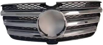Show Grill Without Logo 1648803185 Compatible With Mercedes-Benz GL-Class W164 (2010-2012) Tag 142