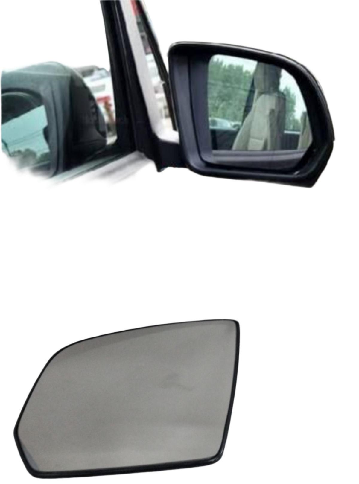 Side Rearview Wing Side Mirror Glass Left 1648105119 & Right 1648105219 Compatible With MERCEDES-BENZ GL-CLASS (X164) & M-CLASS (W164)