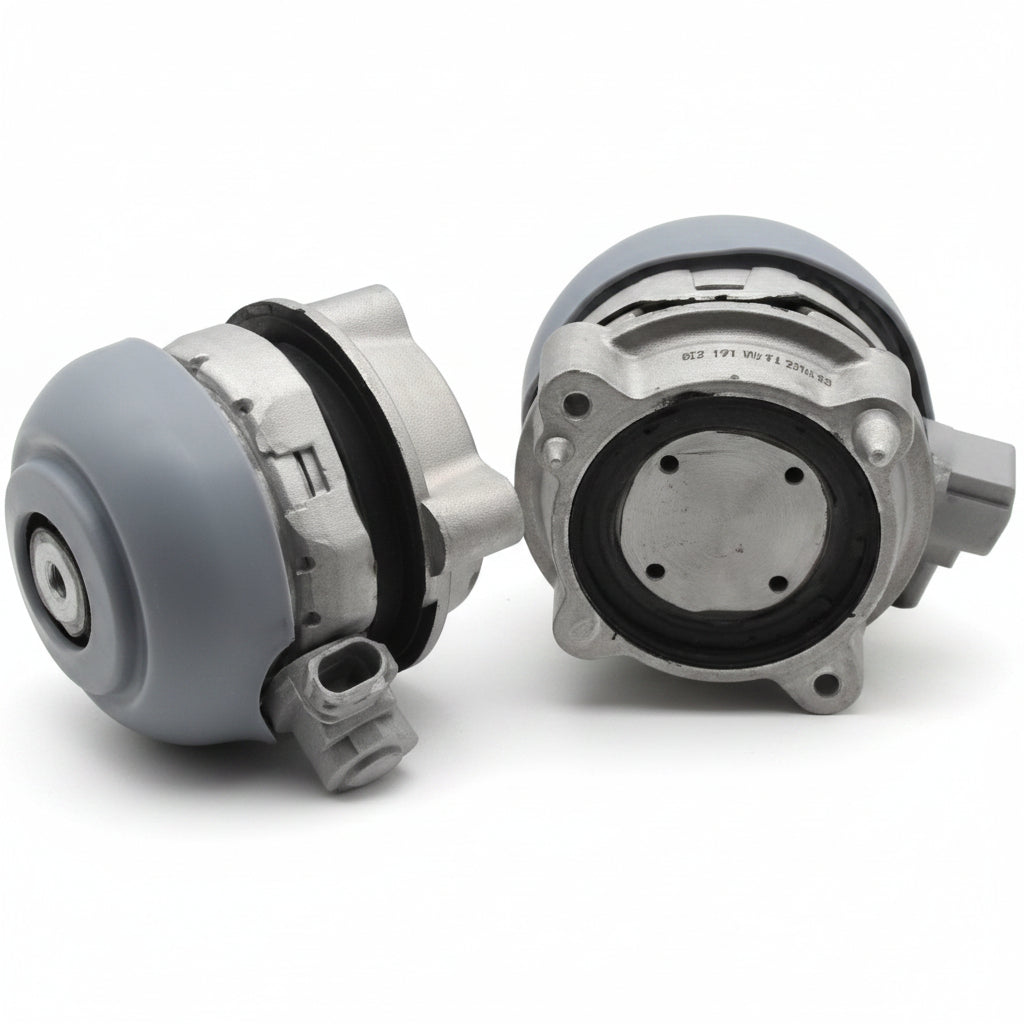 Engine Motor Mount Set Compatible With AUDI A8 2009 Engine Motor Mount Bracket Left 4E0199381FH & Right 4E0199381FJ