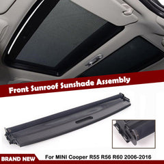 Front Black Sunroof Sunshade Curtain Cover Assembly Compatible With MINI Cooper R56 (Small)