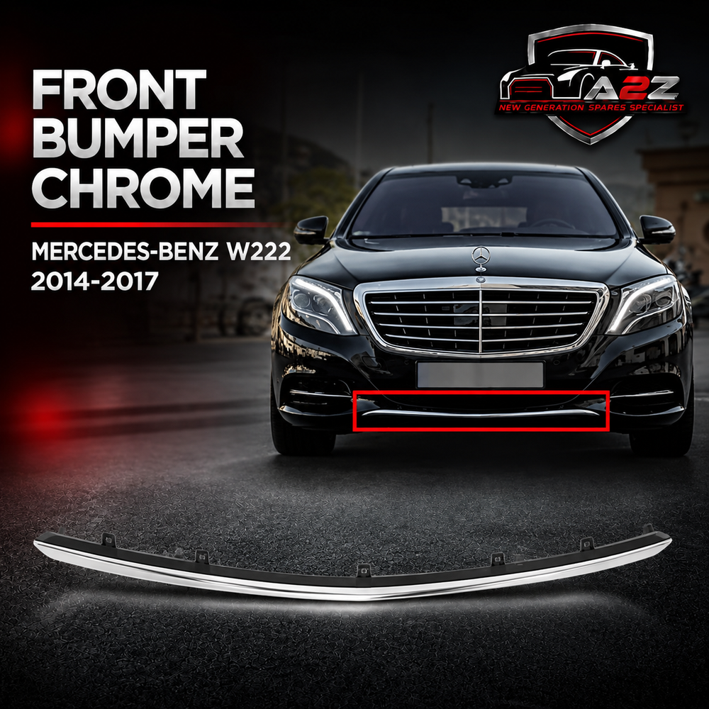 Front Bumper Chrome 222880108 Compatible With MERCEDES-BENZ S-CLASS W222 2014-2017 Tag No.129