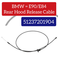 Hood Release Cable Door Handle Cable 51237201904/51237060529 51237184431 Compatible With BMW For  3 Series (E90)