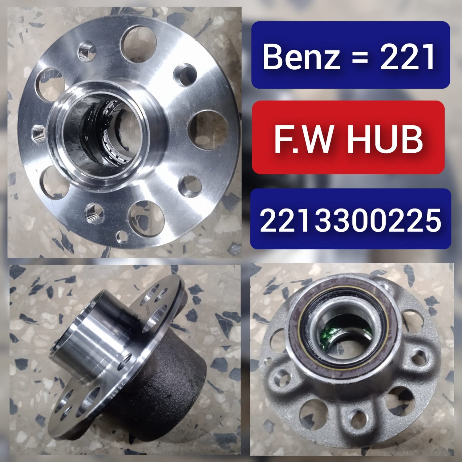 Front Wheel Bearing 1409810305 2213300225 A2213300225 Compatible With MERCEDES-BENZ S-CLASS W221