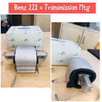 Transmission Motor Mount 2122400418 Compatible With MERCEDES-BENZ C-CLASS W202 & CLS C219 & E-CLASS W210 & S-CLASS W220 W221
