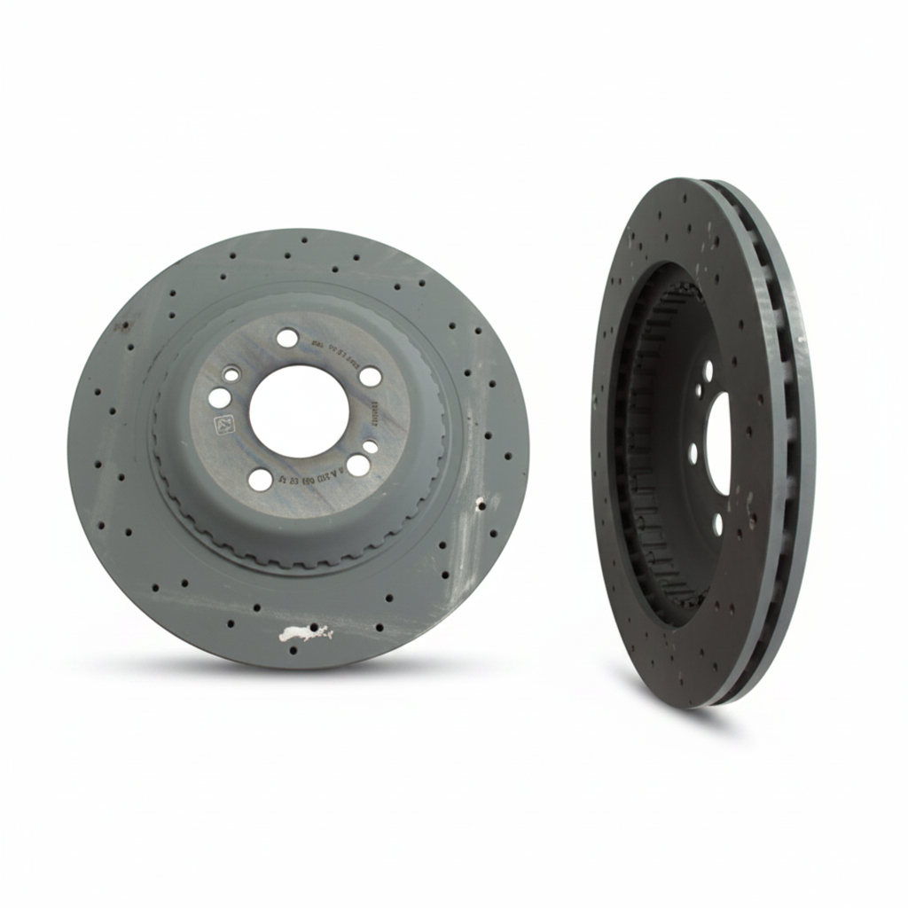 Rear Brake Disc Set 2224200672 Compatible With Mercedes Benz W222 W217