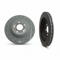 Rear Brake Disc Set 2224200672 Compatible With Mercedes Benz W222 W217