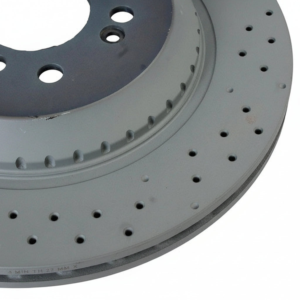 Rear Brake Disc Set 2224200672 Compatible With Mercedes Benz W222 W217