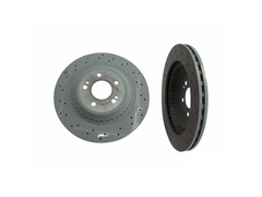 Rear Brake Disc Set 2224200672 Compatible With Mercedes Benz W222 W217