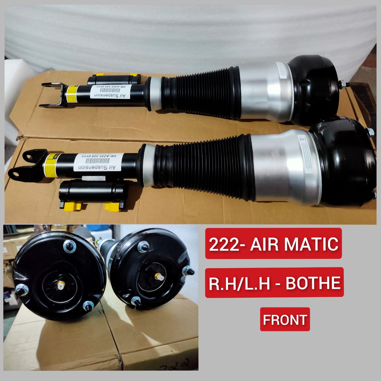 Front Right Air Suspension Spring  2223202000 2223202400 2223204813 Compatible With MERCEDES-BENZ S-CLASS W222