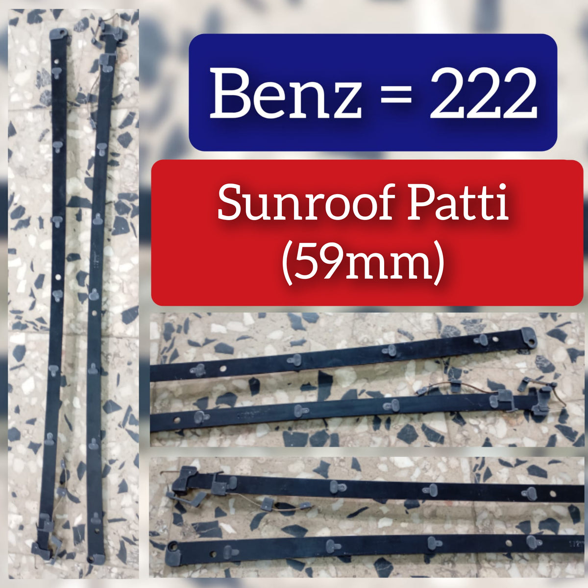 Sunroof Foot Repair Kit 59 CM Compatible With   Mercedes Benz S-Class W222 2013-2019