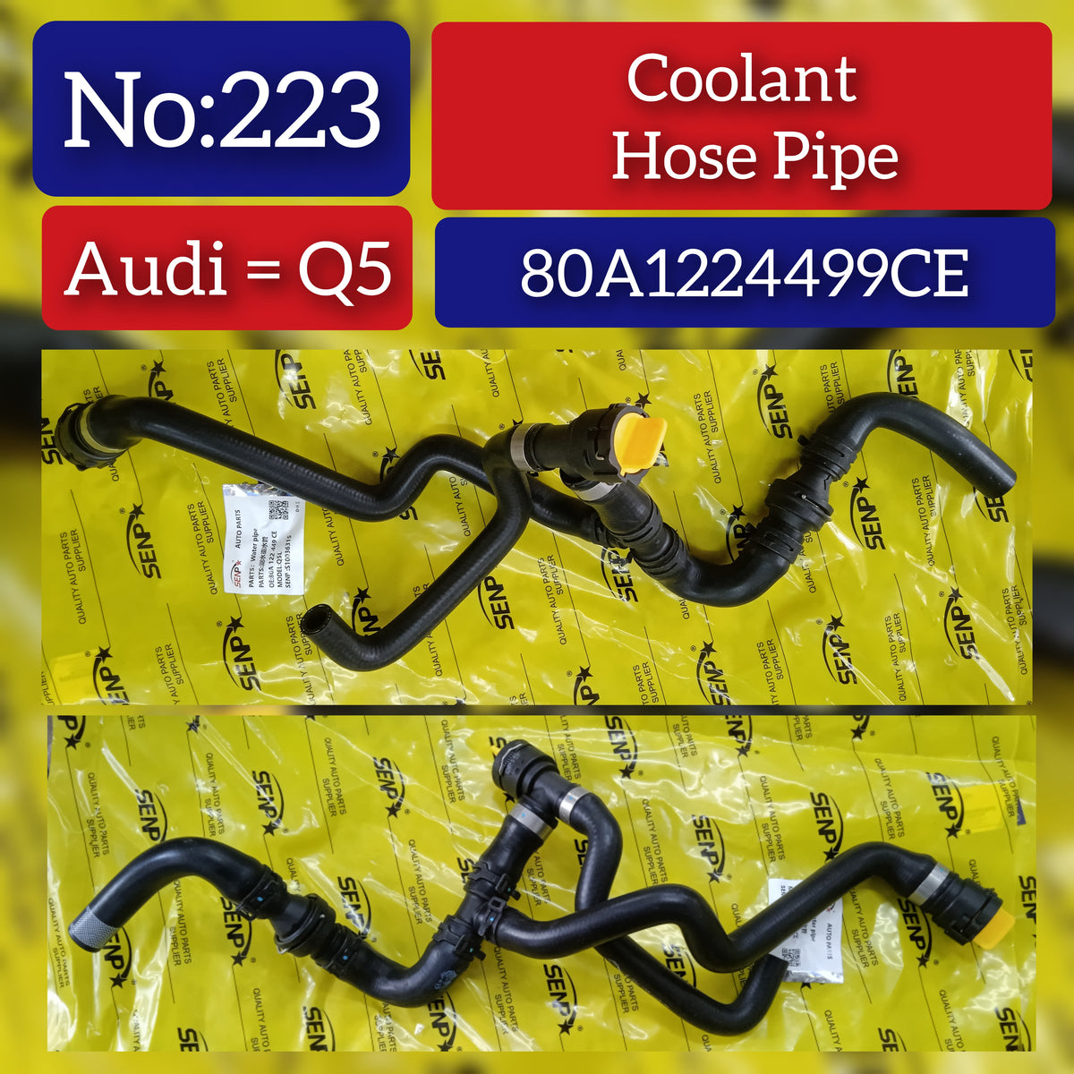 Coolant Hose Pipe 80A122449CE 80A1224499CE Compatible With AUDI Q5 Tag-H-223