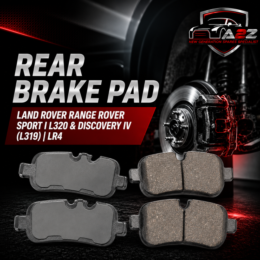 Rear Brake Pad LR010664 2419201 2419101 P44013 Compatible With LAND ROVER RANGE ROVER SPORT I L320 & DISCOVERY IV (L319) | LR4