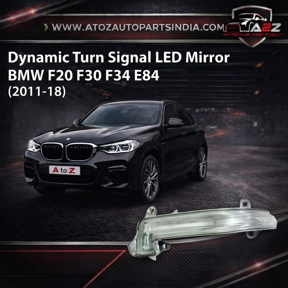 Dynamic Turn Signal LED Mirror Light Left 63137280771 & Right 63137280772 Compatible with BMW 1 Series (F20) & 3 Series F30 F34 & X1 (E84)  Tag-MLB-52