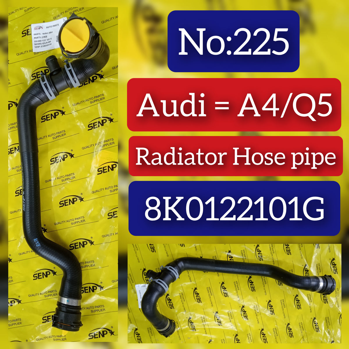 Radiator Hose Pipe 8K0121101G Compatible With AUDI  A4 B8  Tag-H-225