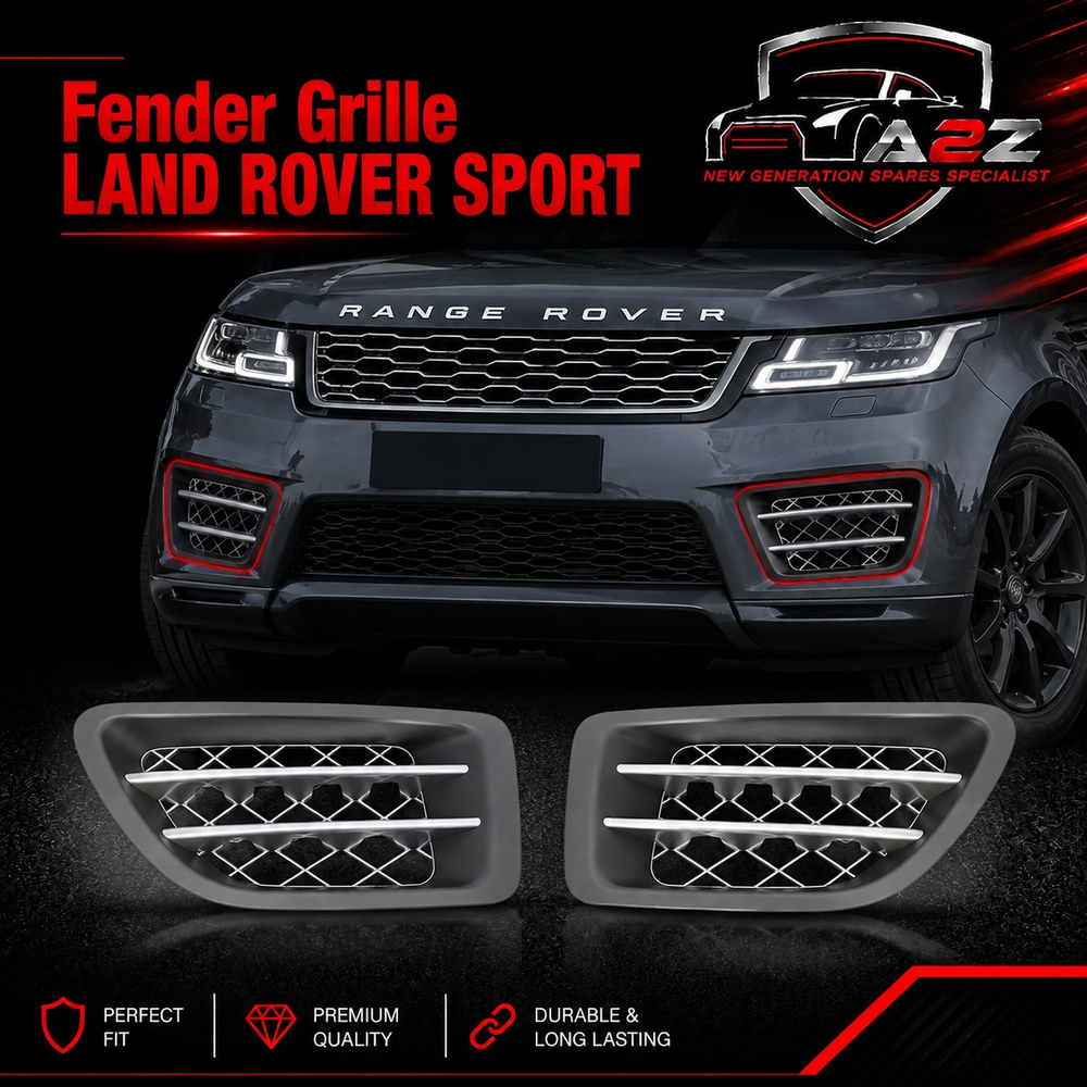Fender Grille Left JAK500330WWH & Right JAK500220WWH Compatible With LAND ROVER SPORT