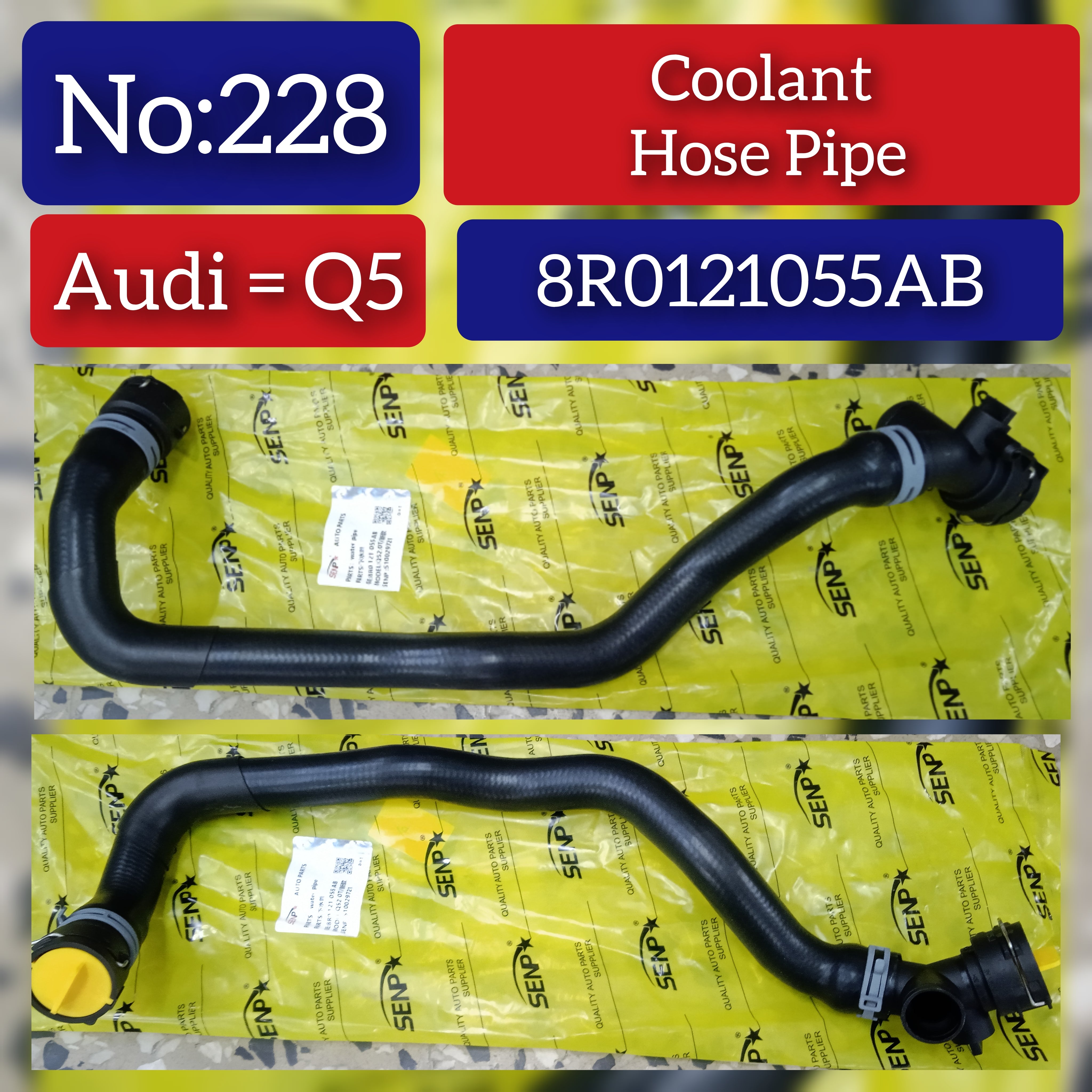 Coolant Hose Pipe 8R0121055AB For AUDI Q5 Tag-H-228
