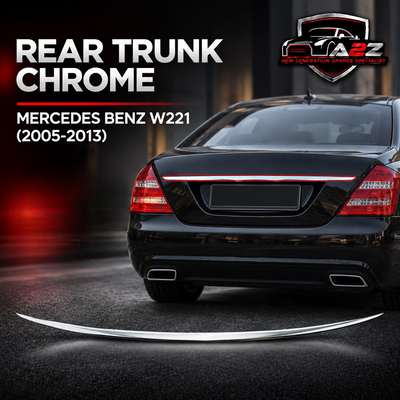 Rear Trunk Chrome A2217580181 2217580181 Compatible With Mercedes Benz (W221) S-Class (2005-2013) Tag No.287