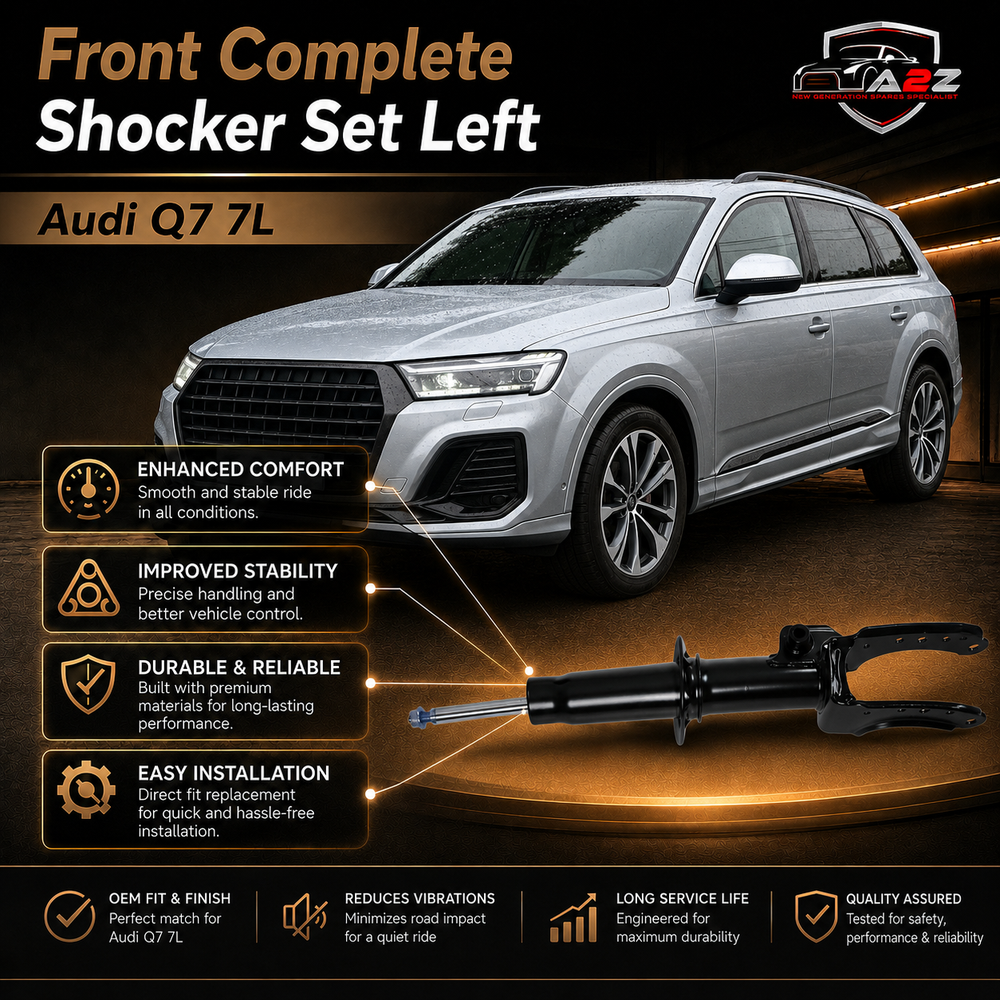 Front Complete Shocker Set Left 7L8413031J 7L8413031G 7L8413031E & Right 7L8413032J 7L8412303G 7L8412303E  Compatible With Audi Q7 7L