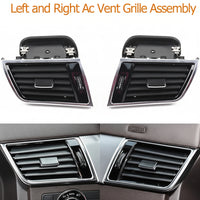 AC Vent Grille Assembly Left 1668309100 1668300154 & Right 1668309200 1668300254 Compatible With Mercedes Benz GLE W166 & GLS W166