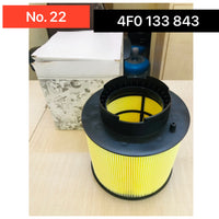 Air Filter 4F0133843 & E647L & LX1006/2D Compatible With AUDI A6 C6 (4F2) | A6 / S6Tag 22