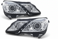 Headlight Headlamp Left A2128200939 & Right A2128201039 2128202759 A2128202759 (Without Blaster) Compatible With MERCEDES-BENZ E-CLASS (W212) (2009-2016)