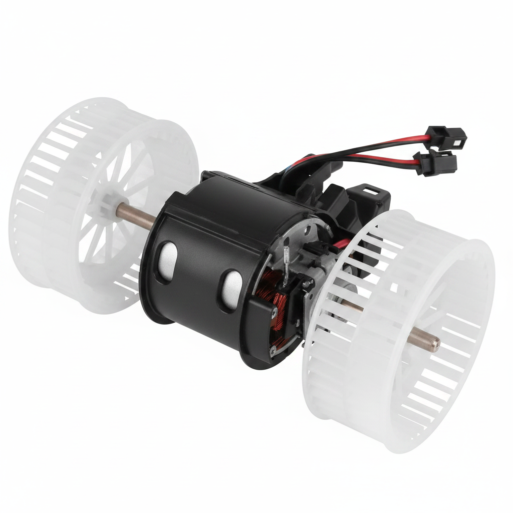 AC Heater Blower Motor 64116933910 6933910 Compatible with BMW 5 Series  (E60) & 6 Series (E63) & 6 Series Convertible (E64) Tag-BM-06