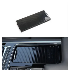 Black Central Console Drink Water Cup Holder Cover Shutter Roller Trim T2H3071-1 Compatible With JAGUAR XF & XJ & XJL