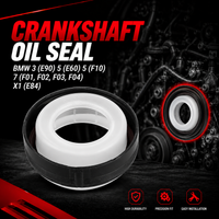 Crankshaft Oil Seal 11117511395 Compatible With BMW 3 (E90) 5 (E60) 5 (F10) 7 (F01, F02, F03, F04) X1 (E84)