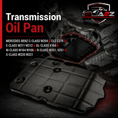 Transmission Oil Pan 2222700512 9062700501 A9062700501 A2222700512 A9062700501 Compatible With MERCEDES-BENZ C-CLASS W204 & CLS C219 & E-CLASS W211 W212 & GL-CLASS X164 & M-CLASS W164 W166 & R-CLASS W251, V251 & S-CLASS W220 W221 Tag-OP-10