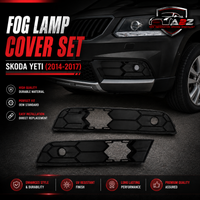 Fog Lamp Cover Set Left 5L0807681B9B9 & Right 5L0807682B9B9 Compatible With Skoda Yeti (2014-2017) Tag No.1103