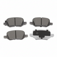 Rear Brake Pad Set 1684200420 Compatible With Mercedes Benz W168