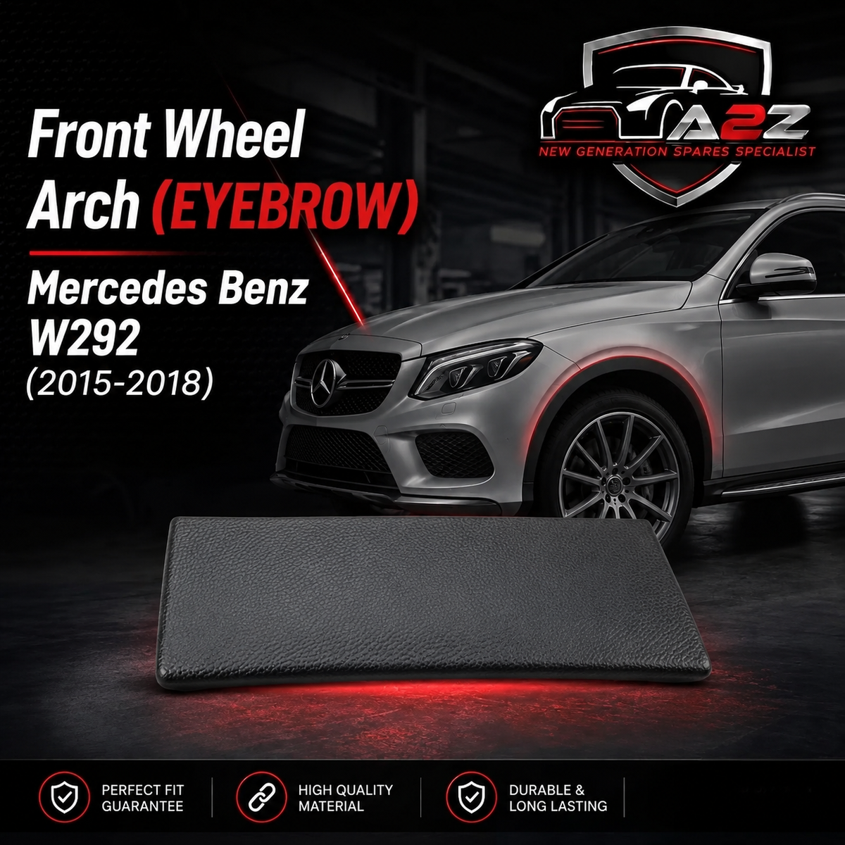 Front Wheel Arch ( Eyebrow )  2928851500 Compatible With Mercedes Benz W292 (2015-2018) Tag No.213
