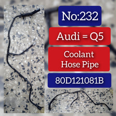Coolant Hose Pipe 80D121081B For AUDI Q5 Tag-H-232