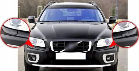 Front Washer Cap Set Left 39883906 & Right 39883918 Compatible With Volvo XC70 (2008-16)