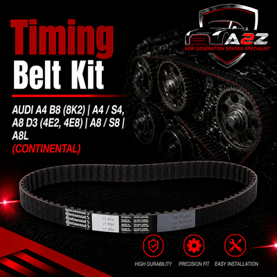 Timing Belt Kit CT1094K1 059109119D 057109243M Compatible With AUDI A4 B8 (8K2) | A4 / S4, A8 D3 (4E2, 4E8) | A8 / S8 | A8L (CONTINENTAL)