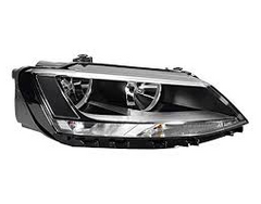 Headlight Headlamp Left Headlight Headlamp Left 1EL010395-11 & Right 1EL010395-21 (Without Blaster) Compatible With Volkswagen  Jetta MK6 (Helogen)