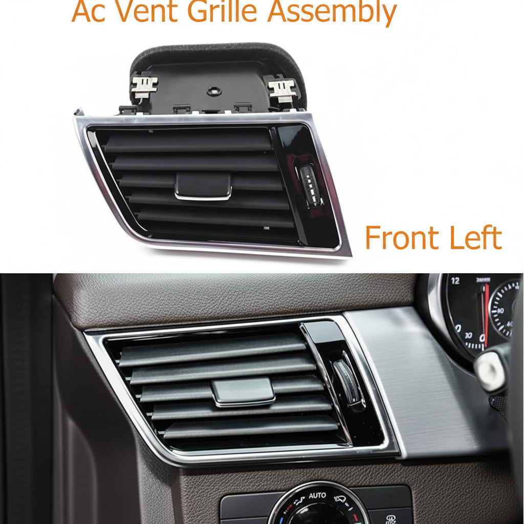 AC Vent Grille Assembly Left 1668309100 1668300154 & Right 1668309200 1668300254 Compatible With Mercedes Benz GLE W166 & GLS W166