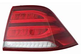 Tail Light Rear Lamp Compatible With MERCEDES-BENZ M-CLASS (W166) & GLE W166 (2015-2018) Tail Light Rear Lamp Left A1669065501 & Right A1669065601 Tag-TLM-103