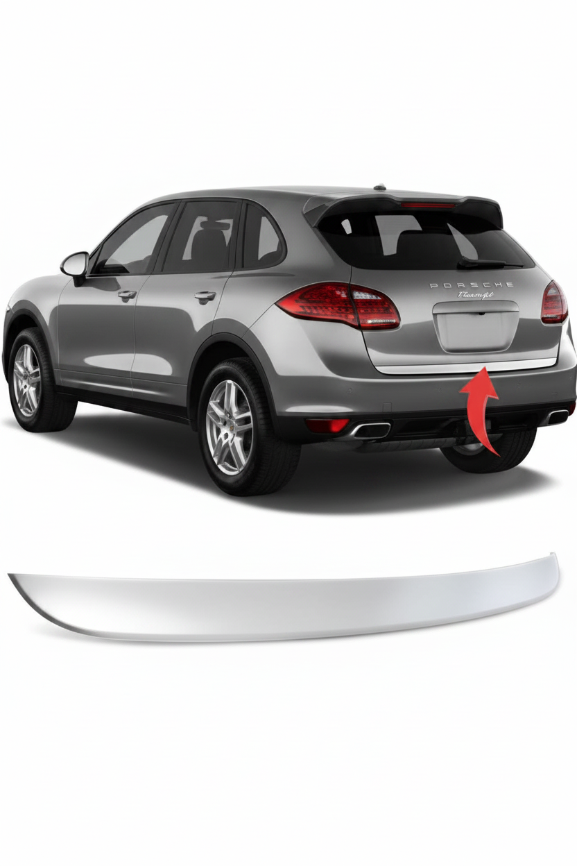 Rear Trunk Lid Molding Trim 95851295500 Compatible With PORSCHE CAYANNE 2011-2014 Tag No.155
