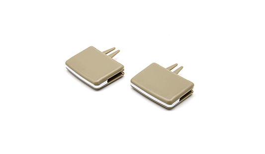 Rear Beige Air Conditioner Back Ac Vent Grille Outlet Tab Clip Slider Repair Kit 2048300354 Compatible With MERCEDES-BENZ C-CLASS (W204) & E-CLASS W212 (Set Of 2)