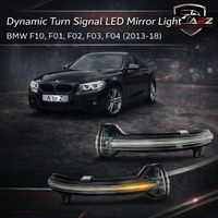 Dynamic Turn Signal LED Mirror Light Left 51167414649 & Right 51167414650 Compatible with BMW  5 Series G30 G31 G32 G38  & 7 Series G11 G12  Tag-MLB-55