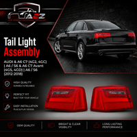 Tail Light Rear Lamp Left 4GD945095 Right 4GD945096 Compatible With AUDI & A6 C7 (4G2, 4GC) | A6 / S6 & A6 C7 Avant (4G5, 4GD) | A6 / S6  No.156