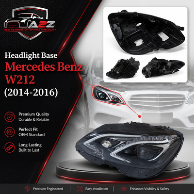 Headlight Base Compatible With Mercedes Benz W212 (2014-2016) Tag No.130
