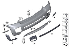 Rear Wheel (Eyebrow) Left 51120413251 Right 51120413252 Compatible With Mini Cooper S (R56)