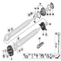 Driveshaft Center Support Bearing 26103413996 Compatible With BMW 5 Series E60