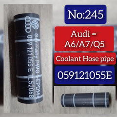 Coolant Hose Pipe 059121055E Compatible With AUDI A6 4F Tag No:245