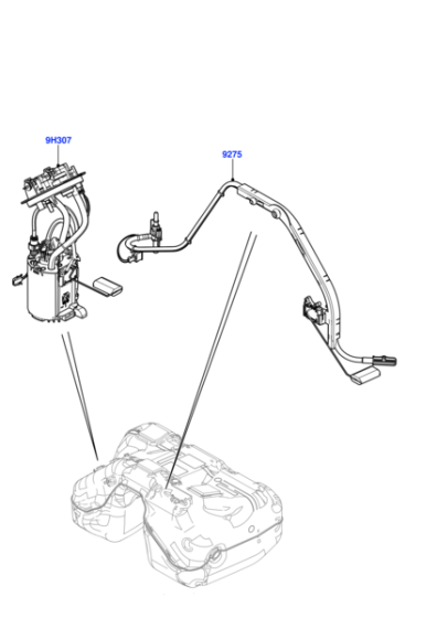 Fuel Pump LR038602 LR005622 LR010432 LR010434 LR029279 LR029280 LR038600 Compatible With LAND ROVER FREELANDER 2 (L359) | LR2 Tag-F-69