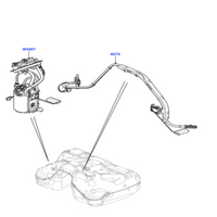 Fuel Pump LR038602 LR005622 LR010432 LR010434 LR029279 LR029280 LR038600 Compatible With Land Rover Freelander2 (L359) | LR2 Tag No.69