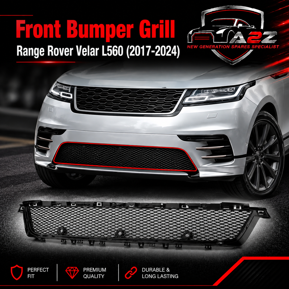 Front Bumper Grill LR106782 Compatible With Land Rover Range Rover Velar - L560 (2017-2024) Tag No.22