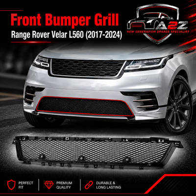 Front Bumper Grill LR106782 Compatible With Land Rover Range Rover Velar - L560 (2017-2024) Tag No.22